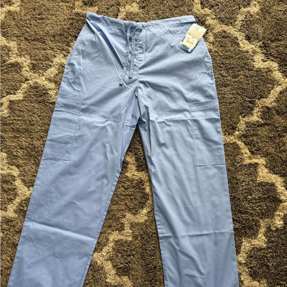 Women’s Light Blue Scrub Pants